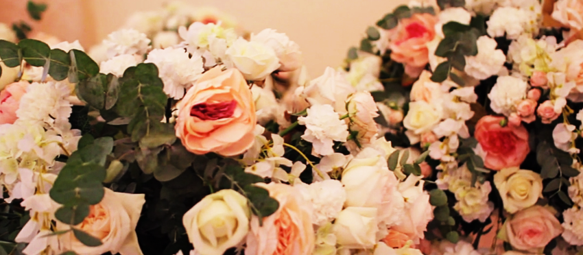 Fleurs- roses mariage