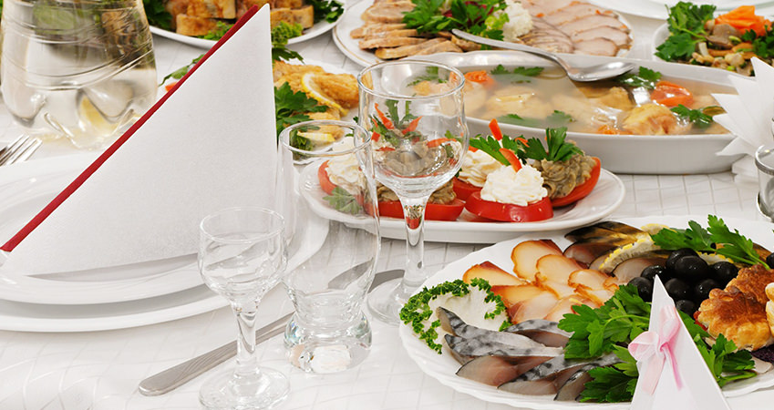 Nourriture de mariage